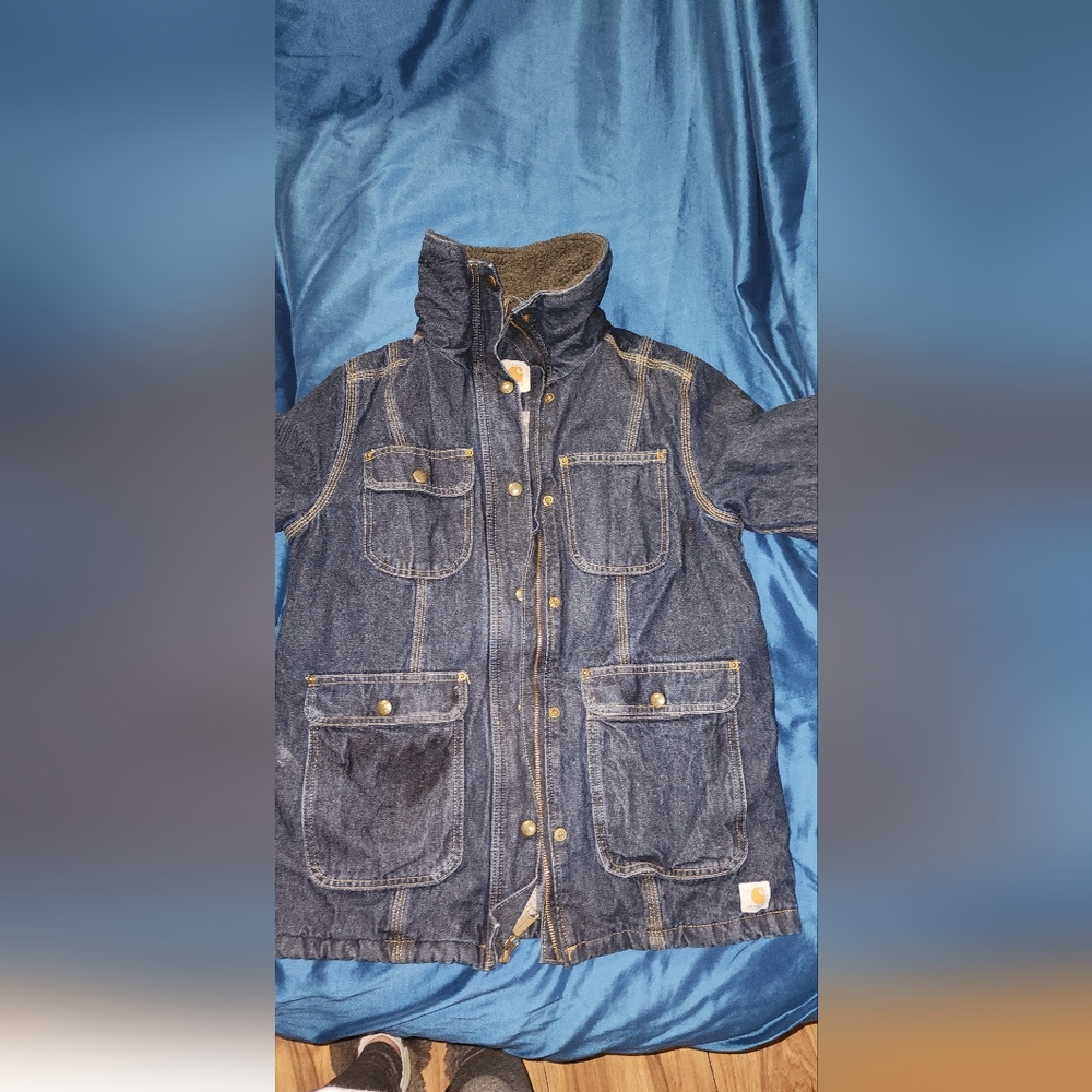 Women's small denim Carhartt jacket
